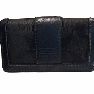 Coach CC Monogram Keyholder